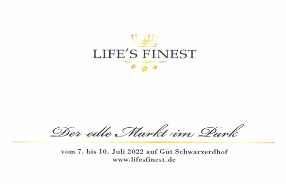 Life´s Finest - Der edle Markt im Park